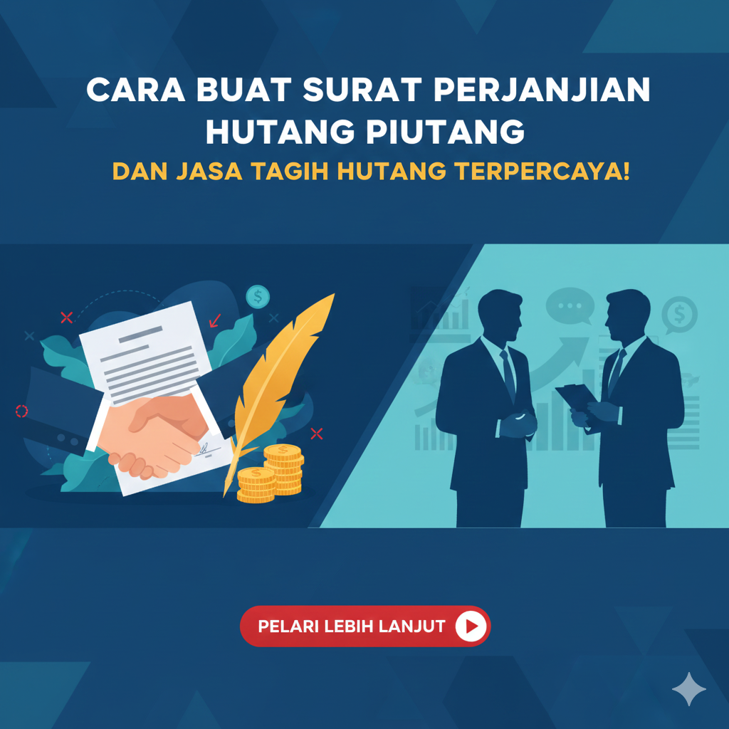 Cara Buat Surat Perjanjian Hutang Piutang Dan Jasa Tagih Hutang Terpercaya!